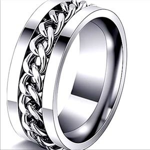 🦋3/$30🦋Fidget Spinner Stainless Steel Bottle Opener Unisex Chain Ring